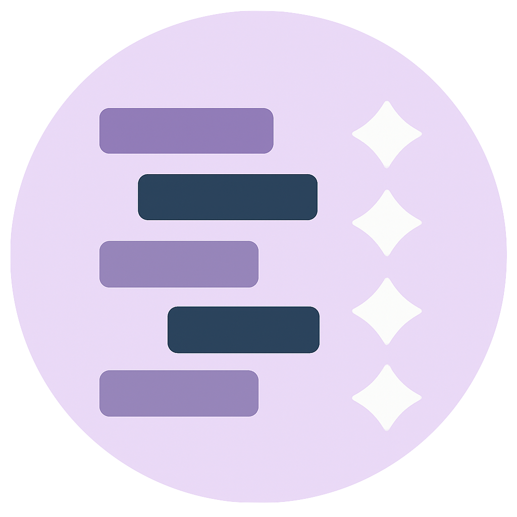 Illustration of a treatment plan being created with connections or pathways.